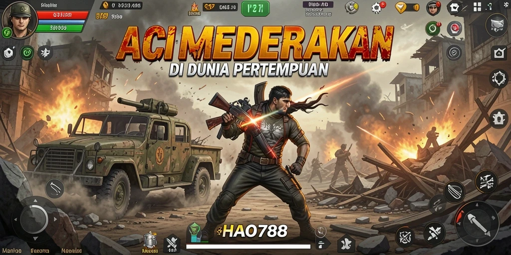 Screenshot menunjukkan serunya aksi pertempuran HAO788 dengan grafis menakjubkan.
